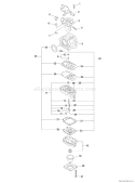 Page A Diagram and Parts List for SRM-400U 03001001-03004773 Echo Trimmer