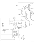 Part Location Diagram of P021012821 Echo HANDLE BRACKET KIT