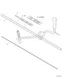 Page M Diagram and Parts List for SRM-400U 03001001-03004773 Echo Trimmer