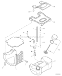 Page F Diagram and Parts List for SRM-400U S16103004774 - S16103999999 Echo Trimmer