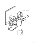 Page O Diagram and Parts List for SRM-400U 03001001-03004773 Echo Trimmer