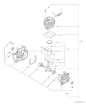 Page C Diagram and Parts List for SRM-410U S05704001001 - S05704999999 Echo Trimmer