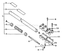 Part Location Diagram of 61020452130 Echo Main Pipe Assembly