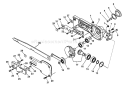 Page B Diagram and Parts List for SRS-2400 Type 1 -After S/N 001001 Echo Pole Saw