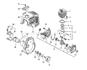 Page D Diagram and Parts List for SRS-2400 Type 1 -After S/N 001001 Echo Pole Saw