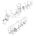 Page E Diagram and Parts List for SRS-2400 Type 1 -After S/N 001001 Echo Pole Saw