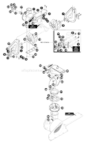 Page A Diagram and Parts List for ST-1033E  Echo Snow Blower