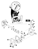 Page G Diagram and Parts List for ST-1033E  Echo Snow Blower
