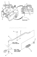 Page A Diagram and Parts List for ST-5000 5001002 - 5001627 Echo Snow Blower