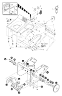 Page A Diagram and Parts List for ST-5000E Type 1E Echo Snow Blower