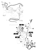 Page C Diagram and Parts List for ST-5000E Type 1E Echo Snow Blower