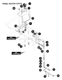 Page D Diagram and Parts List for ST-8027  Echo Snow Blower