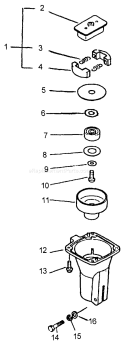 Page B Diagram and Parts List for SV-4B  Echo Engine