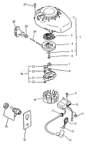 Page E Diagram and Parts List for SV-4B  Echo Engine