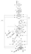 Page A Diagram and Parts List for SV-5CI 05001001-05999999 Echo Engine