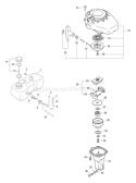 Page D Diagram and Parts List for SV-5C 05001001-05999999 Echo Engine