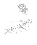 Page H Diagram and Parts List for SV-6/2 36001001-36999999 Echo Engine