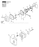 Page C Diagram and Parts List for SV-6 35001001-35999999 Echo Engine