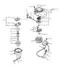 Starter Ignition Clutch Diagram and Parts List for TC-2100 Type 1 S/N: 001001-999999 Echo Tiller