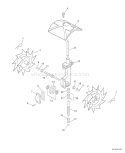 Page C Diagram and Parts List for TC-210 E14013001001 - E14013999999 Echo Tiller