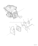Page F Diagram and Parts List for TC-210 E14013001001 - E14013999999 Echo Tiller