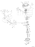 Page C Diagram and Parts List for TC-210 07001001 - 07999999 Echo Tiller