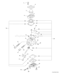 Page A Diagram and Parts List for TC-210I 10001001 - 10999999 Echo Tiller