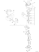 Page C Diagram and Parts List for TC-210I 07001001-07999999 Echo Tiller