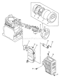 Part Location Diagram of Y16064113830 Echo Cover-Muffler