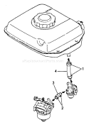 Part Location Diagram of Y16061059150 Echo Pipe-Fuel