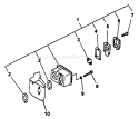 Page C Diagram and Parts List for TT-21A 001001-055504 Echo Trimmer