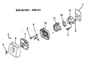 Page E Diagram and Parts List for TT-24A After S/N 001001 Echo Trimmer