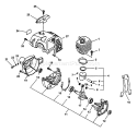 Page B Diagram and Parts List for TT-24A Type 1E - After S/N 001001 Echo Trimmer