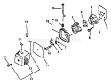 Page D Diagram and Parts List for TT-24 After S/N 001001 Echo Trimmer