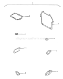 Page F Diagram and Parts List for WP-1500 Before S/N 02431 Echo Water Pump