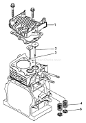 Page F Diagram and Parts List for WP-2000 After S/N A1010 Echo Water Pump