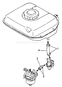 Page H Diagram and Parts List for WP-2000 After S/N A1010 Echo Water Pump