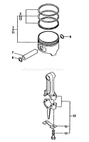 Page O Diagram and Parts List for WP-2000 Before S/N A1009 Echo Water Pump