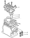Page F Diagram and Parts List for WP-2000 Before S/N A1009 Echo Water Pump
