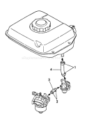 Page H Diagram and Parts List for WP-2000 Before S/N A1009 Echo Water Pump