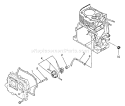 Page K Diagram and Parts List for WP-3000 Before S/N F7298 Echo Water Pump