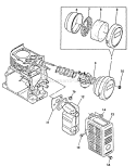 Part Location Diagram of Y16071013500 Echo Muffler