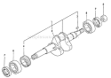 Page D Diagram and Parts List for WP-3000 Before S/N F7298 Echo Water Pump