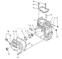 Page E Diagram and Parts List for WP-3000 Before S/N F7298 Echo Water Pump
