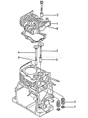 Page F Diagram and Parts List for WP-3000 Before S/N F7298 Echo Water Pump