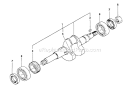 Page D Diagram and Parts List for WP-3000 After S/N F7299 Echo Water Pump