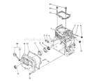 Page E Diagram and Parts List for WP-3000 After S/N F7299 Echo Water Pump