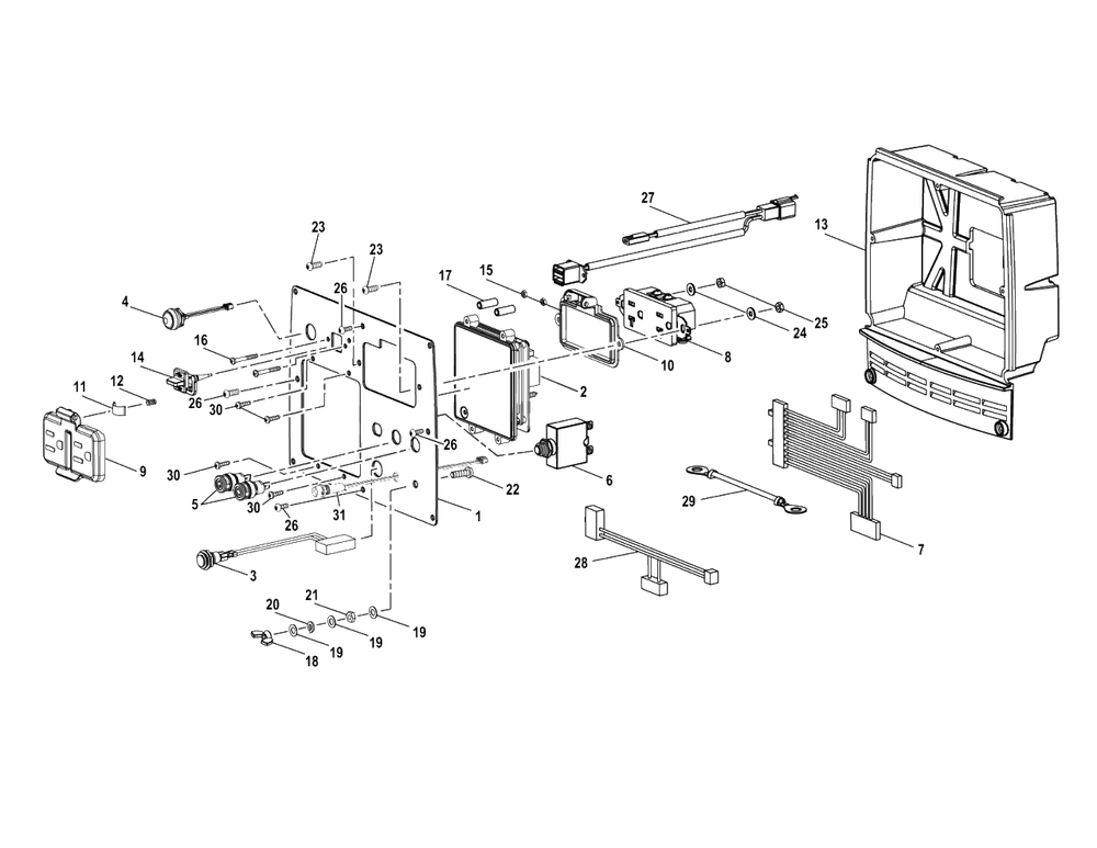 Figure C Diagram and Parts List for EGI-2300 (Revision 02)(090930357)(2020-03) Echo Generator