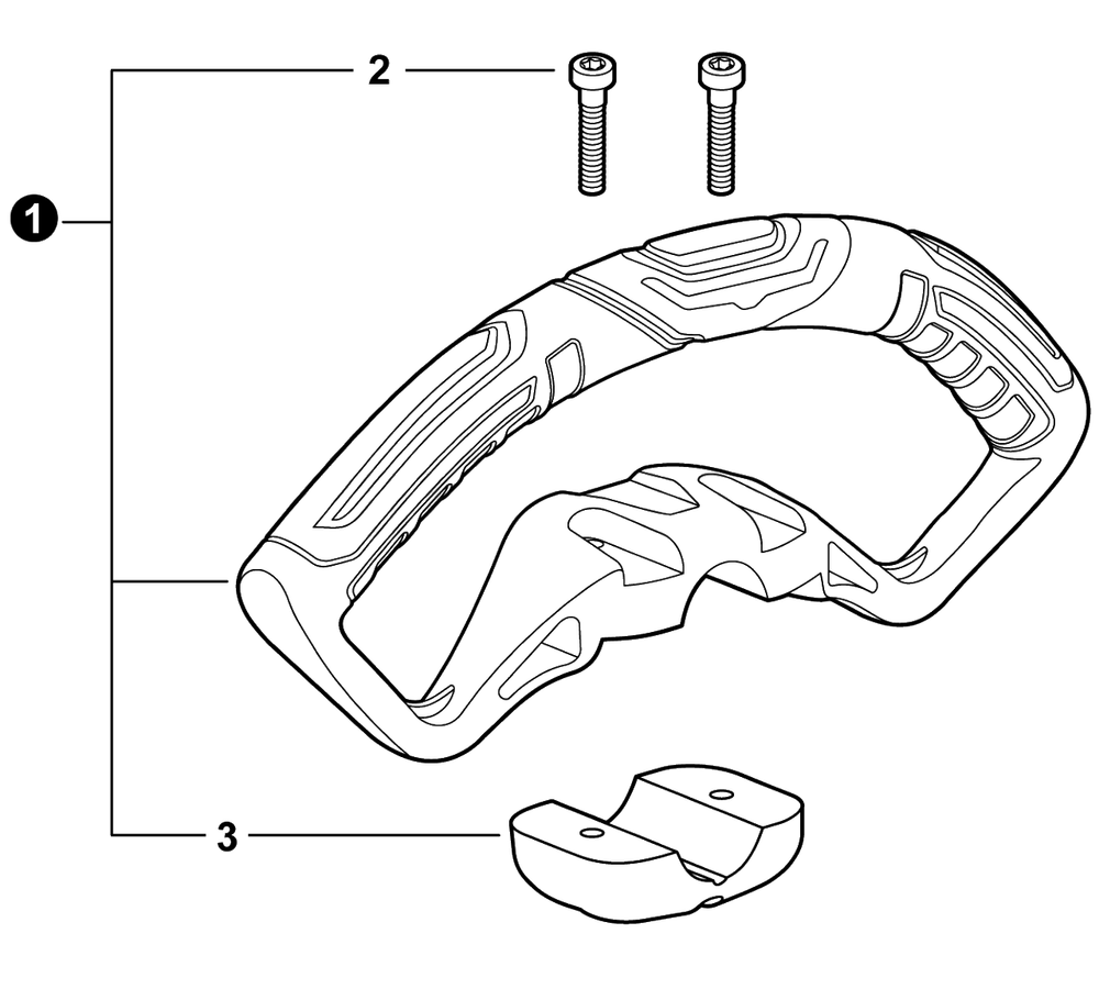 Handle - Support Diagram and Parts List for DPAS-2100SB 404PAS000001 - 404PAS999999 Echo Trimmer
