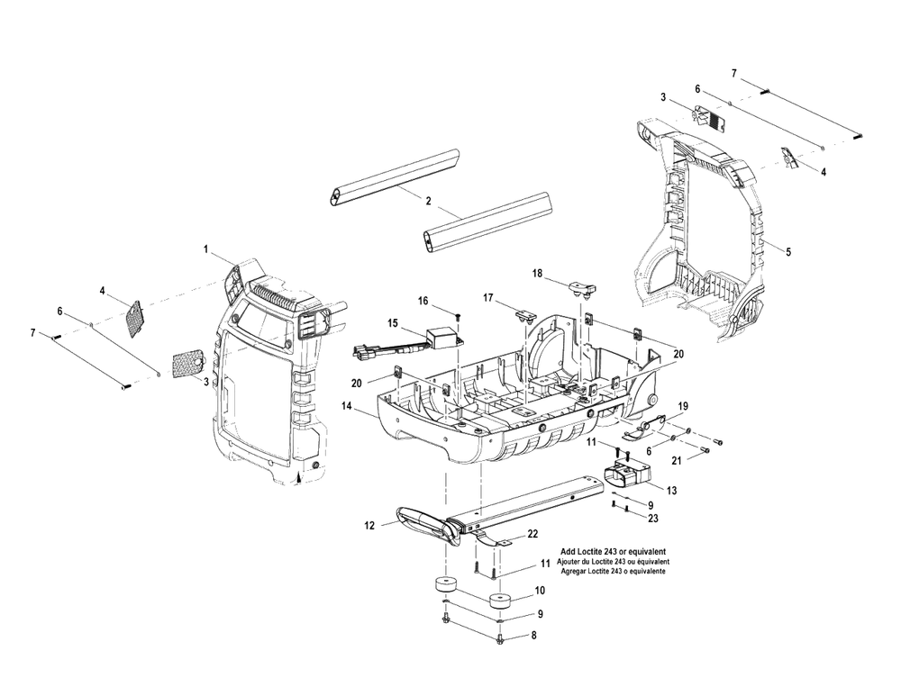 Figure B Diagram and Parts List for EGI-2300 (Revision 02)(090930357)(2020-03) Echo Generator